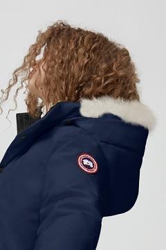 Chamarras Canada Goose Niños Mexico - Logan Abrigos Azul Oscuro Marino FO6019548